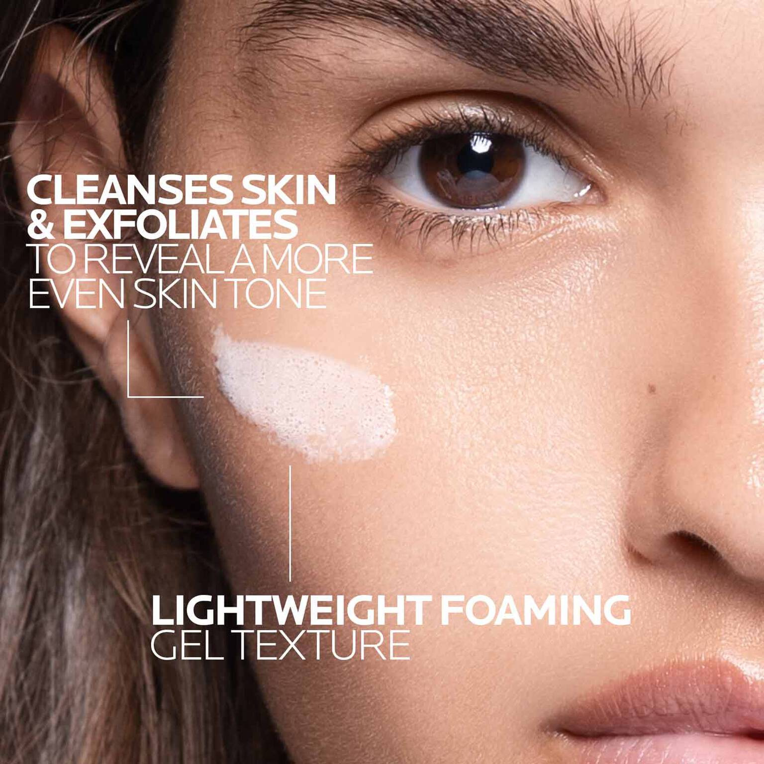 mela-b3-facial-gel-cleanser-with-melasyltm-niacinamide-x9 3_LaRochePosay-Product-MelaB3-MelaB3Cleanser-200ml-03337875890069-Texture-REV.jpg