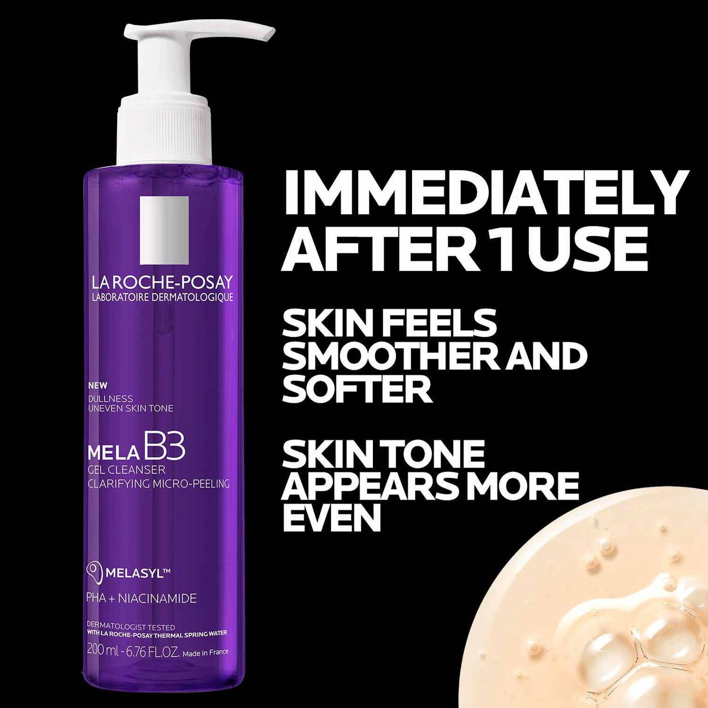 mela-b3-facial-gel-cleanser-with-melasyltm-niacinamide-x9 4_LaRochePosay-Product-MelaB3-MelaB3Cleanser-200ml-03337875890069-Benefits.jpg